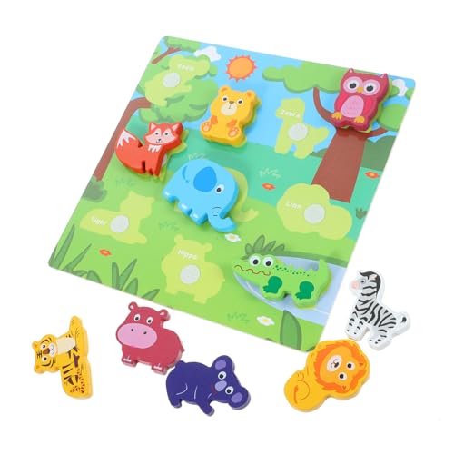 BESPORTBLE 1Satz Holzspielzeug für Kleinkinder Pädagogisches Hölzernes Puzzle Formen und Farben Sicheres Stecksystem für Frühes Lernen und Hand Auge Koordination BESPORTBLE 1Satz Holzspielzeug für Kleinkinder Pädagogisches Hölzernes Puzzle Formen und Farben Sicheres Stecksystem für Frühes Lernen und Hand Auge Koordination von BESPORTBLE