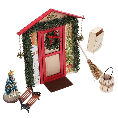 BESPORTBLE 1Satz Holztür Für Puppenhaus Weihnachtsdeko Mit Tür Design Für DIY Weihnachtsatmosphäre Puppenhaus Zubehör Für Kreatives Für Kleine Hausspielzeuge BESPORTBLE 1Satz Holztür Für Puppenhaus Weihnachtsdeko Mit Tür Design Für DIY Weihnachtsatmosphäre Puppenhaus Zubehör Für Kreatives Für Kleine Hausspielzeuge von BESPORTBLE