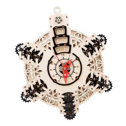 BESPORTBLE 1Satz Holzuhr Puzzle DIY Modelluhr für Filigranes Holzspielzeug zur Dekoration Sicheres und Langlebiges Uhrendesign für Kreative Bastelprojekte im Wohnzimmer BESPORTBLE 1Satz Holzuhr Puzzle DIY Modelluhr für Filigranes Holzspielzeug zur Dekoration Sicheres und Langlebiges Uhrendesign für Kreative Bastelprojekte im Wohnzimmer von BESPORTBLE