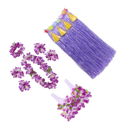 BESPORTBLE 1Satz Hula Für Erwachsene Teiliges Hawaiianisches Kostüm Mit Farbenfrohem Grass Rock Blüten Top Kopfband Halsband Arm Fußbändern Luau BESPORTBLE 1Satz Hula Für Erwachsene Teiliges Hawaiianisches Kostüm Mit Farbenfrohem Grass Rock Blüten Top Kopfband Halsband Arm Fußbändern Luau von BESPORTBLE