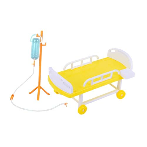 BESPORTBLE Simuliertes Krankenhausbett Mit Infusionsflasche Spielzeug Für Junge Mädchen Arztspielzeug Für Kreatives Rollenspiel BESPORTBLE Simuliertes Krankenhausbett Mit Infusionsflasche Spielzeug Für Junge Mädchen Arztspielzeug Für Kreatives Rollenspiel von BESPORTBLE