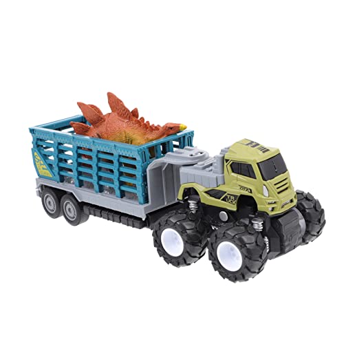 BESPORTBLE Inertial Car Toy Mit Trailer Und Dinosaurier Robuste Zugmaschine Für Spielzeugfahrzeug Für Drinnen Und Draußen Für Und Kreative Spielszenarien von BESPORTBLE
