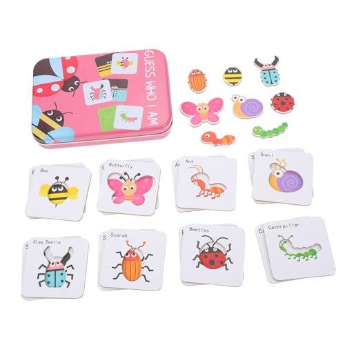 BESPORTBLE 1Satz Insekten Puzzle Für Interaktives Eltern Training Holzmaterial Fördert Farben Und Denkfähigkeiten Für Vorschulkinder Langlebig Und Sicher von BESPORTBLE