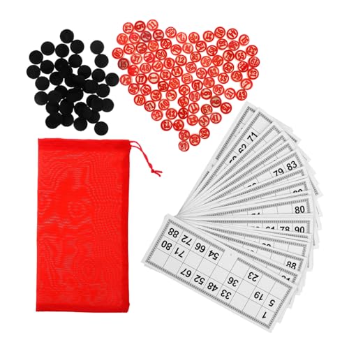 BESPORTBLE 1Satz Interaktives Bingo Klassisches Partyspiel Für Familien Und Freunde Für Treffen Und Spieleabende Bingo Karten Und Spielbrett Ab Jahren von BESPORTBLE