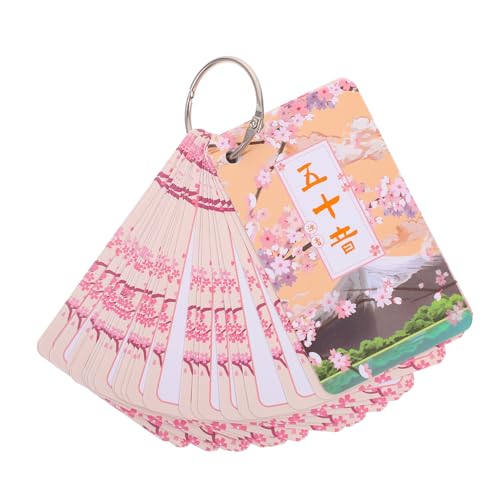 BESPORTBLE 1Satz Japanische Lernkarten für Anfänger Gojūon Übungsbuch mit Hiragana und Katakana Praktische Flashkarten zur Schnellen Erlernung des Japanischen Silbenalphabets BESPORTBLE 1Satz Japanische Lernkarten für Anfänger Gojūon Übungsbuch mit Hiragana und Katakana Praktische Flashkarten zur Schnellen Erlernung des Japanischen Silbenalphabets von BESPORTBLE