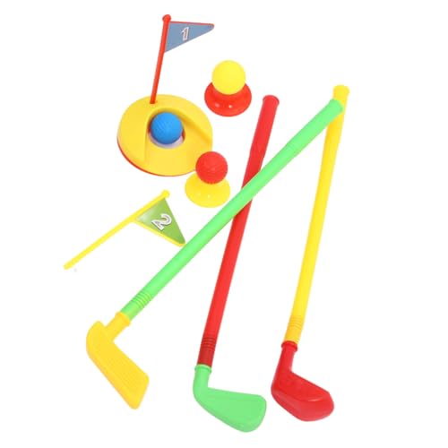 BESPORTBLE 1Satz Kinderspielzeug Golf Set Für Draußen Teiliges Lernspielzeug Für Kleinkinder Für Jungen Und Fördert Die Motorischen Fähigkeiten Und Spielspaß Im Freien von BESPORTBLE