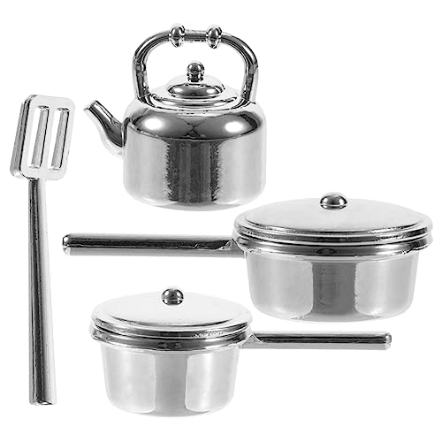 BESPORTBLE 1Satz Kitchen Utensils for Dollhouse Alloy Accessories Kitchen Toys for Miniature Cooking Scenes and Creative Play BESPORTBLE 1Satz Kitchen Utensils for Dollhouse Alloy Accessories Kitchen Toys for Miniature Cooking Scenes and Creative Play von BESPORTBLE