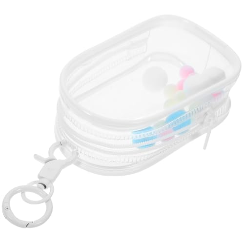 BESPORTBLE 1Satz Klares Aufbewahrungsetui Für Puppen Mit Aufhängung Und Farbigem Kleine Transparente Für Puppenkleidung Und Accessoires Für Sammler von BESPORTBLE