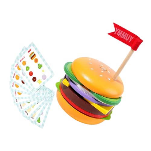 BESPORTBLE 1Satz Kleinkinder Lernspielzeug Aus Holz Kognitionsspielzeug Mit Gefälschten Hamburgern Für Kreatives Stapelbare Montessori Blöcke Für Vorschulkinder BESPORTBLE 1Satz Kleinkinder Lernspielzeug Aus Holz Kognitionsspielzeug Mit Gefälschten Hamburgern Für Kreatives Stapelbare Montessori Blöcke Für Vorschulkinder von BESPORTBLE