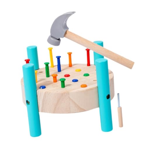 BESPORTBLE 1Satz Klopfspielzeug Mit Nagelplattform Für Montessori Motorischen Fähigkeiten Lernspielzeug Für Kleinkinder Ab Jahr Holzspielzeug Zur Hand Augen Koordination BESPORTBLE 1Satz Klopfspielzeug Mit Nagelplattform Für Montessori Motorischen Fähigkeiten Lernspielzeug Für Kleinkinder Ab Jahr Holzspielzeug Zur Hand Augen Koordination von BESPORTBLE