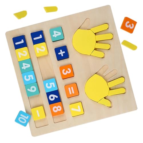 BESPORTBLE 1Satz Kognitive Mathe Lernspielzeuge Für Ab Jahren Für Vorschule Und Kindergarten Fördert Zählen Und Formenverständnis von BESPORTBLE