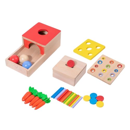 BESPORTBLE 1Satz Kompaktes Sinnesspielzeug Aus Holz Für Montessori Lernspielzeug Hand Augen Koordination Und Frühen Bildung Langlebig Und Spannend Für Kleinkinder Ab Jahr von BESPORTBLE