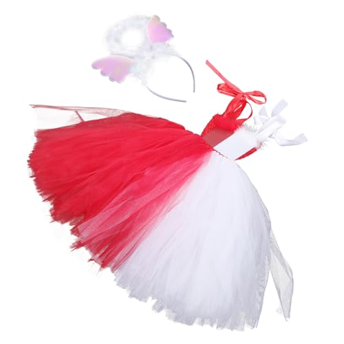 BESPORTBLE 1Satz Kostümkleid Für Halloween Haarreifen Oder Teufel Kostüm Für Halloween Feiern Süßes Mit Tüll Glitzer Akzenten von BESPORTBLE