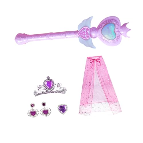 BESPORTBLE 1Satz Kostümset Herzförmiger Glitzer Leuchtstock Cape Ohrringe Ringe Foto Requisiten Für Kindergeburtstage Fasching BESPORTBLE 1Satz Kostümset Herzförmiger Glitzer Leuchtstock Cape Ohrringe Ringe Foto Requisiten Für Kindergeburtstage Fasching von BESPORTBLE