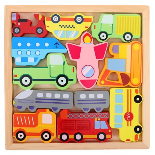 BESPORTBLE 1Satz Kreatives Holzpuzzle Für Kleinkinder Fahrzeugform Matching Montessori Lernspielzeug Für Frühe Hand Augen Koordination Für Ab Jahren BESPORTBLE 1Satz Kreatives Holzpuzzle Für Kleinkinder Fahrzeugform Matching Montessori Lernspielzeug Für Frühe Hand Augen Koordination Für Ab Jahren von BESPORTBLE