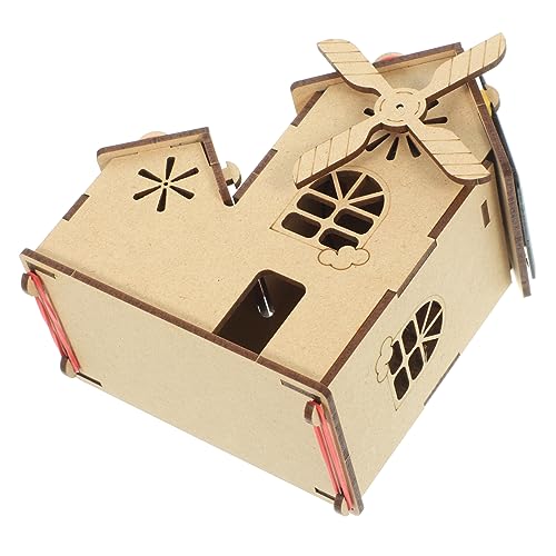 BESPORTBLE 1Satz Kreatives Windmühlenhaus DIY Holzmodell für Einfach Zusammenbauen Lehrreiches Kinderspielzeug zur Solarmontage Tolles für Jungen und Mädchen BESPORTBLE 1Satz Kreatives Windmühlenhaus DIY Holzmodell für Einfach Zusammenbauen Lehrreiches Kinderspielzeug zur Solarmontage Tolles für Jungen und Mädchen von BESPORTBLE