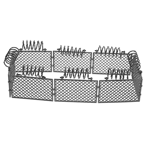 BESPORTBLE 1Satz Kriegsspielszene Accessoire Militärzaun und Figuren für Statische Szenenspielzeuge für DIY Schlachtfeldgestaltung für Kreatives BESPORTBLE 1Satz Kriegsspielszene Accessoire Militärzaun und Figuren für Statische Szenenspielzeuge für DIY Schlachtfeldgestaltung für Kreatives von BESPORTBLE