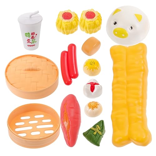 BESPORTBLE 1Satz Küchen Spielset für Spielküchenzubehör aus Kunststoff Rollenspiel Essensset Kreative Kochspielzeuge für Kleinkinder Fördert Hand Augen Koordination und Soziale von BESPORTBLE