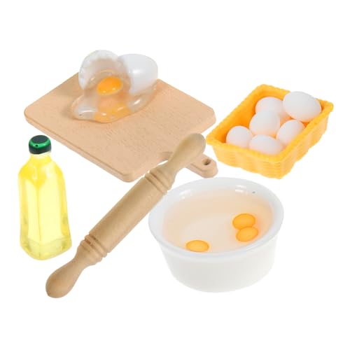 BESPORTBLE 1Satz Küchen aus Teiliges für Puppenhäuser Nudelholz Schüssel Ei Schneidebrett und Ölfigur Realistische Küchenrequisiten für Dekorieren BESPORTBLE 1Satz Küchen aus Teiliges für Puppenhäuser Nudelholz Schüssel Ei Schneidebrett und Ölfigur Realistische Küchenrequisiten für Dekorieren von BESPORTBLE