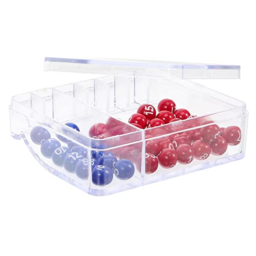 BESPORTBLE 1Satz Kugeln Lustige Gewinnspielmaschine Für Partys Für Tombola Und Spieleabende Lotto Nummern Ziehen von BESPORTBLE