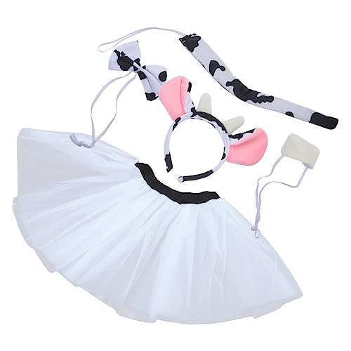 BESPORTBLE 1Satz Kuhkostüm Für Erwachsene Tierkostümzubehör Mit Rock Kopfschmuck Nase Für Halloween Fasching Cosplay Teiliges BESPORTBLE 1Satz Kuhkostüm Für Erwachsene Tierkostümzubehör Mit Rock Kopfschmuck Nase Für Halloween Fasching Cosplay Teiliges von BESPORTBLE
