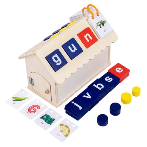 BESPORTBLE 1Satz Lernspielzeug Für Buchstabenblock Und Alphabet Bauklötze Für Frühe Sprachförderung Pädagogisches Kognitiven Fähigkeiten Für Jungen von BESPORTBLE