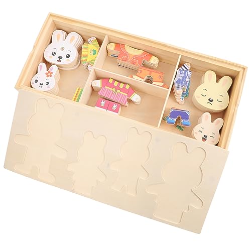 BESPORTBLE 1Satz Lernspielzeug Holz Puzzle Tierwechsel Kaninchen Pädagogisches Tier Rätsel Für Interaktives Kreativität Und Motorischen Fähigkeiten BESPORTBLE 1Satz Lernspielzeug Holz Puzzle Tierwechsel Kaninchen Pädagogisches Tier Rätsel Für Interaktives Kreativität Und Motorischen Fähigkeiten von BESPORTBLE