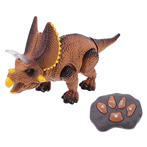 BESPORTBLE 1Satz Leuchtende Triceratops Dinosaurier Für Fernbedienter Dinosaurier Mit Musik Und Licht Dinosaurier Für Jungen von BESPORTBLE