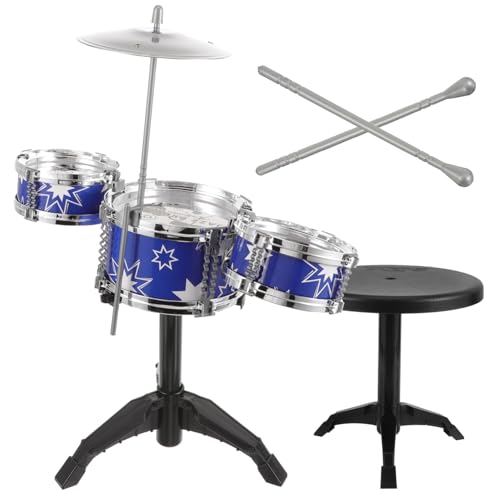 BESPORTBLE 1Satz Lustiges Schlagzeug Musikalisches für Junge Mädchen und Kleinkinder Robuste Trommel mit Stuhl Fördert Hand Auge Koordination und Musikalisches Talent BESPORTBLE 1Satz Lustiges Schlagzeug Musikalisches für Junge Mädchen und Kleinkinder Robuste Trommel mit Stuhl Fördert Hand Auge Koordination und Musikalisches Talent von BESPORTBLE