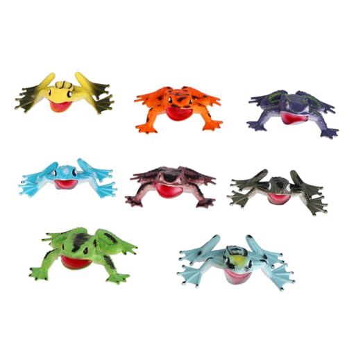 BESPORTBLE 1Satz Lustiges Teiliges Froschspielzeug Mit Geräuschfunktion Für Dekoration Und Frühkindliche Bildung Langlebiges Kunststoffmodell Für Sammler von BESPORTBLE