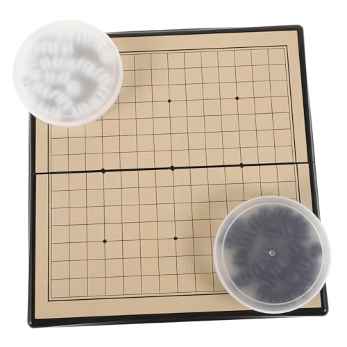 BESPORTBLE 1Satz Magnetisches Go Für Anfänger Tragbares in Reihe Schach Mit Standardbrett Magnetische Go Steine Zur Logischer Denkfähigkeiten von BESPORTBLE