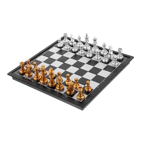 BESPORTBLE 1Satz Magnetisches Schachspiel Faltbares Schachbrett aus Hochwertigem für Erwachsene Bildungsspielzeug für Zuhause Büro und Reisen Stabil und Langlebig BESPORTBLE 1Satz Magnetisches Schachspiel Faltbares Schachbrett aus Hochwertigem für Erwachsene Bildungsspielzeug für Zuhause Büro und Reisen Stabil und Langlebig von BESPORTBLE