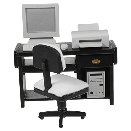 BESPORTBLE 1Satz Maßstab Mit Schreibtisch Stuhl Computer Und Zubehör Bastelset Für Kreativität Und Praktischen Fähigkeiten von BESPORTBLE