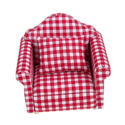BESPORTBLE 1Satz Maßstab Rotes Karomuster Kissen Mini Möbel Für Wohnzimmer Oder Schlafzimmer Puppenhaus Möbel Modell BESPORTBLE 1Satz Maßstab Rotes Karomuster Kissen Mini Möbel Für Wohnzimmer Oder Schlafzimmer Puppenhaus Möbel Modell von BESPORTBLE