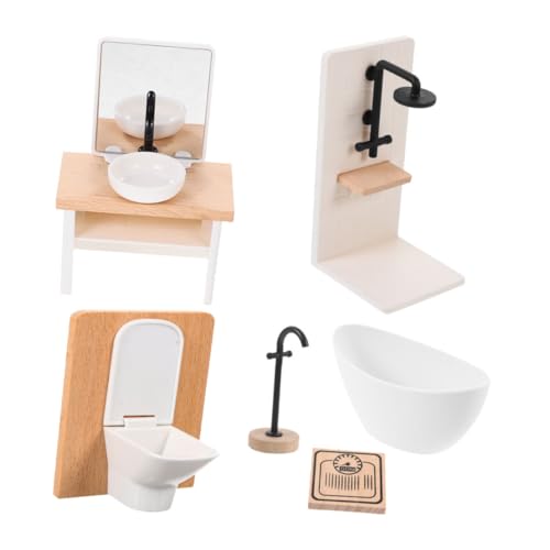BESPORTBLE 1Satz Maßstab Teiliges Mit Waschbecken Toilette Badewanne Und Mini Fördert Kreativität Und Realistische Spielwelten BESPORTBLE 1Satz Maßstab Teiliges Mit Waschbecken Toilette Badewanne Und Mini Fördert Kreativität Und Realistische Spielwelten von BESPORTBLE