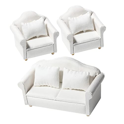 BESPORTBLE 1Satz Maßstab Weißes Sofa Für Perfektes Zubehör Für Kreatives Und DIY Mini Häuser Langlebig BESPORTBLE 1Satz Maßstab Weißes Sofa Für Perfektes Zubehör Für Kreatives Und DIY Mini Häuser Langlebig von BESPORTBLE