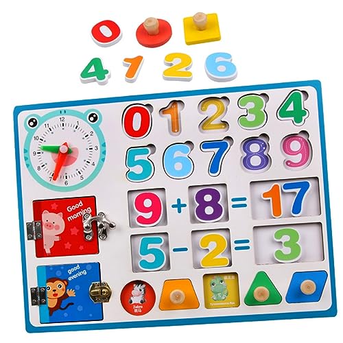 BESPORTBLE 1Satz Mathe Lernspielzeug Für Addition Subtraktion Pädagogisches Lernspielzeug Für Vorschulkinder Stabil Und Sicher Geschenkidee Für Jungen von BESPORTBLE