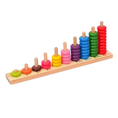 BESPORTBLE 1Satz Mathematisches Lernspielzeug für Holz Bausteine für Frühe Mathematik Pädagogisches Konzentration und Praktischen Fähigkeiten für Jahre Alte Jungen von BESPORTBLE