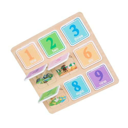 BESPORTBLE 1Satz Memory Puzzle Für Kleinkinder Montessori Mit Tiermotiven Pädagogisches Steckbrett Für Kreative Entwicklung Für Frühes Lernen Und Spielspaß von BESPORTBLE