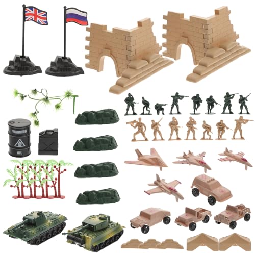 BESPORTBLE 1Satz Militärspielzeug Mit Figuren Militärfahrzeugen Und Realistischen Kampfszenen Für Jungen Und Kinderspielzeug Für Spannende Und Kreative BESPORTBLE 1Satz Militärspielzeug Mit Figuren Militärfahrzeugen Und Realistischen Kampfszenen Für Jungen Und Kinderspielzeug Für Spannende Und Kreative von BESPORTBLE