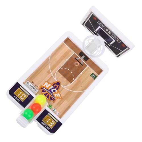 BESPORTBLE 1Satz Mini Basketballspielzeug Für Interaktives Tischspiel Mit Zufälliger Farbwahl Für Drinnen Und Draußen Sport Basketball Spielautomat Für Jungen von BESPORTBLE