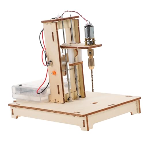 BESPORTBLE 1Satz Mini DIY Tischbohrmaschine Mini Bohrmaschine Kit Für Bildungsprojekte Wissenschaftsprojekte Und DIY Bastelarbeiten Kompakte Tischbohrmaschine Für Präzise von BESPORTBLE