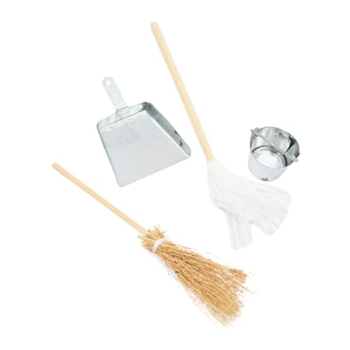 BESPORTBLE 1Satz Mini Eimer Und Besen Für Puppenhaus Teiliges Reinigungsset Mit Kehrschaufel Und Mop Simulierte Reinigungswerkzeuge Für Miniaturmodelle Und Puppenhaus Zubehör BESPORTBLE 1Satz Mini Eimer Und Besen Für Puppenhaus Teiliges Reinigungsset Mit Kehrschaufel Und Mop Simulierte Reinigungswerkzeuge Für Miniaturmodelle Und Puppenhaus Zubehör von BESPORTBLE