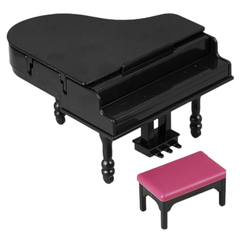 BESPORTBLE 1Satz Mini Klavier und Hocker Puppenhaus Miniaturmöbel für Kreative Dekoration und Foto Requisiten Geeignet für Puppenhauszimmer und Mini Landschaften BESPORTBLE 1Satz Mini Klavier und Hocker Puppenhaus Miniaturmöbel für Kreative Dekoration und Foto Requisiten Geeignet für Puppenhauszimmer und Mini Landschaften von BESPORTBLE