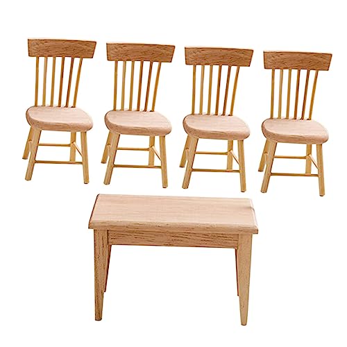 BESPORTBLE 1Satz Mini Möbel Set für Puppenhaus und Stühle Dekoration für Mini Esszimmer und Mini Bildungsspielzeug für Geschenkideen Teiliges Set BESPORTBLE 1Satz Mini Möbel Set für Puppenhaus und Stühle Dekoration für Mini Esszimmer und Mini Bildungsspielzeug für Geschenkideen Teiliges Set von BESPORTBLE