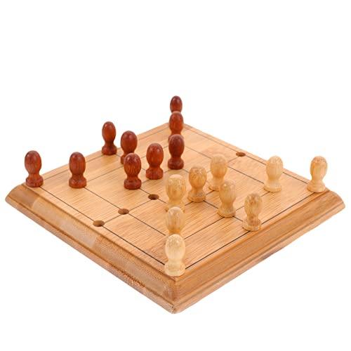 BESPORTBLE 1Satz Mini Schachspielzeug für Tragbares Brettspiel mit Glatter Oberfläche und Abgerundeten Ecken Fördert Lernfähigkeit und Beobachtungsvermögen von BESPORTBLE
