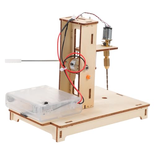 BESPORTBLE 1Satz Mini Tischbohrmaschine DIY Bausatz Kompakte Tischbohrmaschine Für Holzprojekte Mini Bohrmaschine Für Bastelarbeiten Und Technische Experimente Zubehör von BESPORTBLE