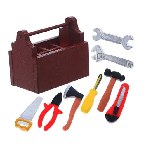 BESPORTBLE 1Satz Mini Werkzeugkasten Für Puppenhaus Mit Werkzeugen Aus Resin Für Rollenspiele Und Puppenhaus Dekoration Teiliges BESPORTBLE 1Satz Mini Werkzeugkasten Für Puppenhaus Mit Werkzeugen Aus Resin Für Rollenspiele Und Puppenhaus Dekoration Teiliges von BESPORTBLE