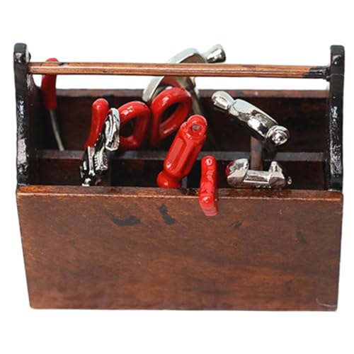 BESPORTBLE 1Satz Mini Werkzeugkasten Für Puppenhaus Teiliges Mit Miniaturwerkzeugen Rollenspiele Für Fördert Kreativität Und Handwerkliche Fähigkeiten BESPORTBLE 1Satz Mini Werkzeugkasten Für Puppenhaus Teiliges Mit Miniaturwerkzeugen Rollenspiele Für Fördert Kreativität Und Handwerkliche Fähigkeiten von BESPORTBLE