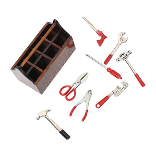 BESPORTBLE 1Satz Mini Werkzeugkasten Spielzeugset Teiliges Puppenhaus Zubehör Für Rollenspiele Und Kreative Dekorationen Im Miniaturformat BESPORTBLE 1Satz Mini Werkzeugkasten Spielzeugset Teiliges Puppenhaus Zubehör Für Rollenspiele Und Kreative Dekorationen Im Miniaturformat von BESPORTBLE